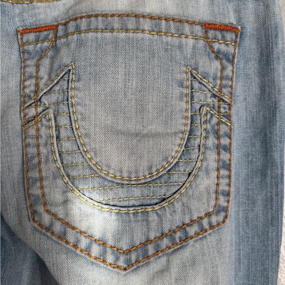 Men's Authentic True Religion straight fit old multi run stitch jeans $249 - Picture 8 of 16
